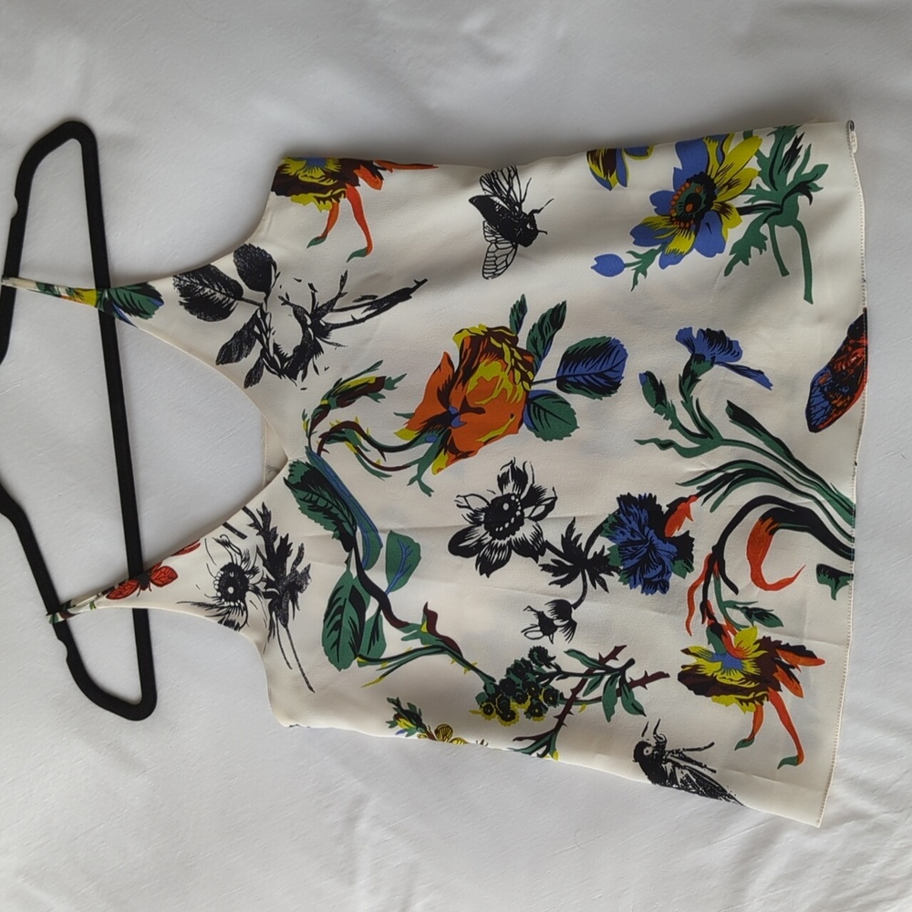 Tibi Silk Camisole With Silk Lining